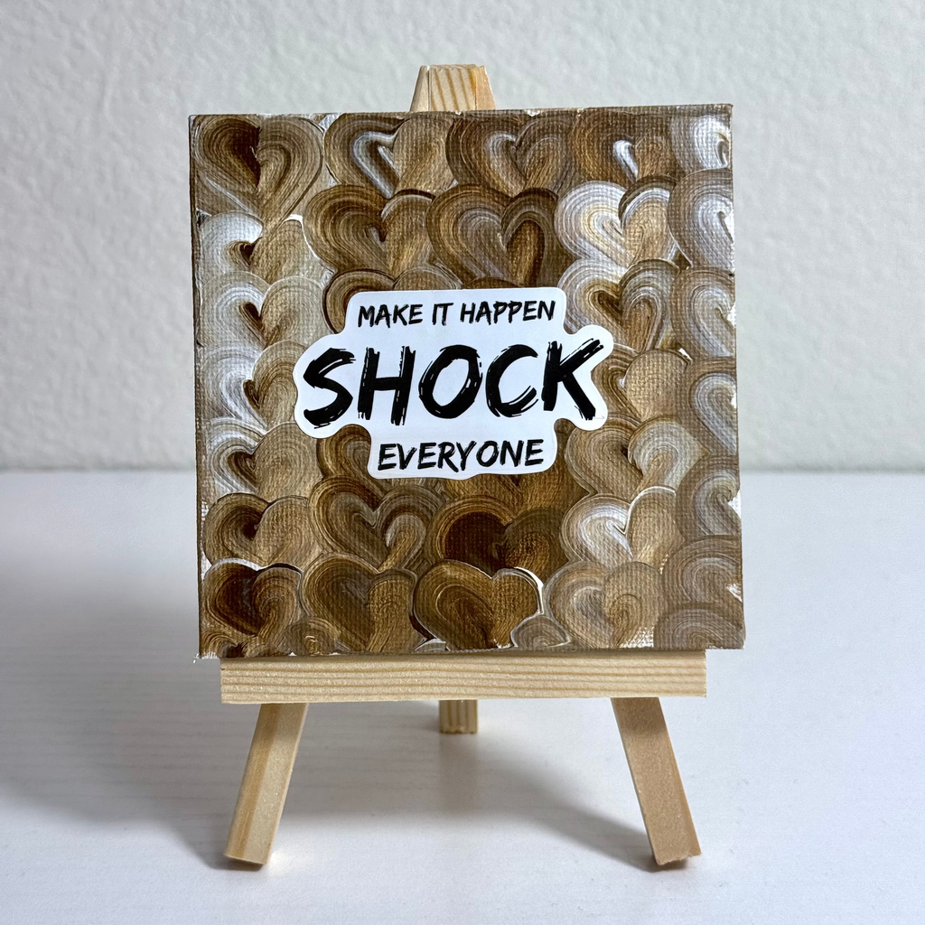 Mini Motivation Canvases Hand Painted